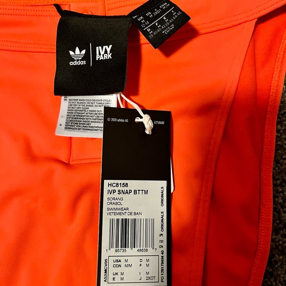 NWT Adidas X Ivy Park High Waisted Swim Bottom - Picture 5 of 5